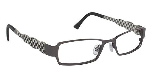 FYSH \ F-3402 \ GREY CHECK \ 298 \ 51-18 \ 135 \ OPTICAL