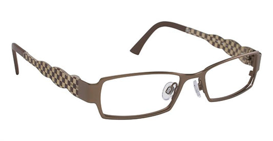 FYSH \ F-3402 \ BROWN CHECK \ 295 \ 51-18 \ 135 \ OPTICAL