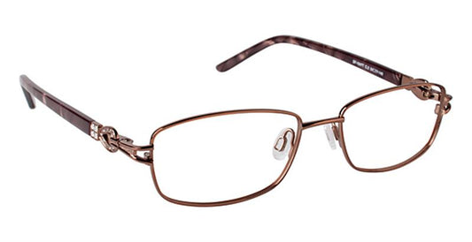 SUPER FLEX \ SF-1047T \ BROWN \ 3 \ 54- 17 \ 140 \ Optical Frame 