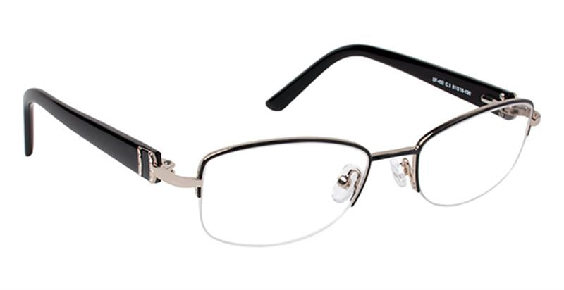 SUPER FLEX \ SF-432 \ BLACK \ 3 \ 53- 18 \ 135 \ Optical Frame 