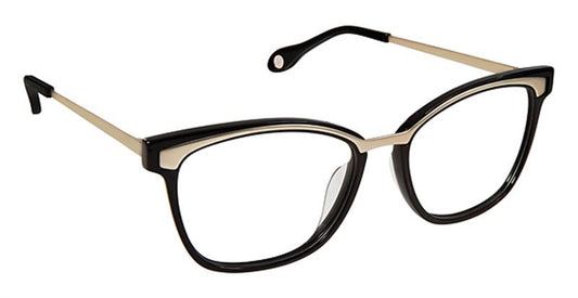 FYSH \ F-3620 \ BLACK MATTE GOLD \ S300 \ 52-16-135 \ OPTICAL