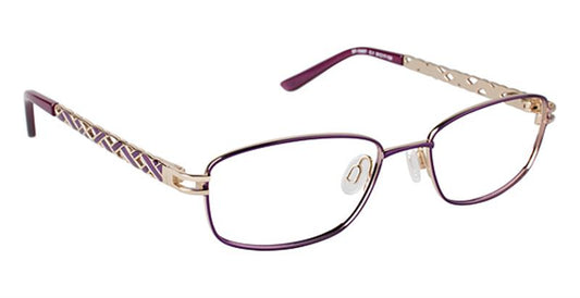SUPER FLEX \ SF-1045T \ PURPLE GOLD \ 1 \ 53- 17 \ 135 \ Optical Frame 