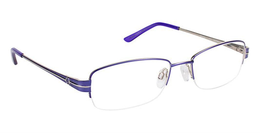 SUPER FLEX \ SF-453 \ PURPLE SILVER \ 2 \ 53- 18 \ 135 \ Optical Frame 