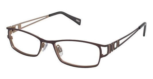 KLIIK \ K-445 \ CHOCOLATE BROWN \ 332 \ 49-18 135 \ OPTICAL