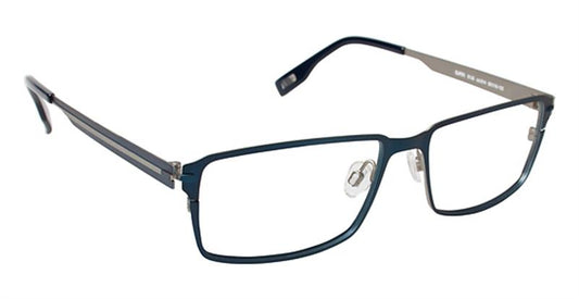 EVATIK \ E-9106 \ NAVY SILVER \ 614 \ 56-16 150 \ OPTICAL