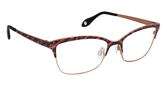 FYSH \ F-3633 \ BURGUNDY ROSE \ M106 \ 54-17-135 \ OPTICAL