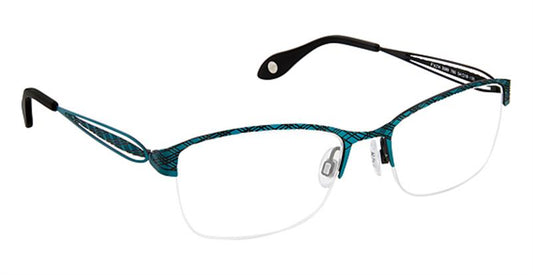 FYSH \ F-3589 \ TEAL BLACK \ 760 \ 54-18 \ 135 \ OPTICAL