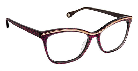 FYSH \ F-3615 \ PURPLE LEOPARD \ 864 \ 54-16 \ 140 \ OPTICAL