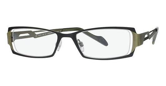 FYSH \ F-3381 \ BLACK KHAKI \ 402 \ 49-18 \ 135 \ OPTICAL
