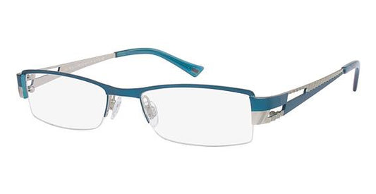 KLIIK \ K-422 \  TEAL SILVER \ 197 \ 51-18 135 \ OPTICAL