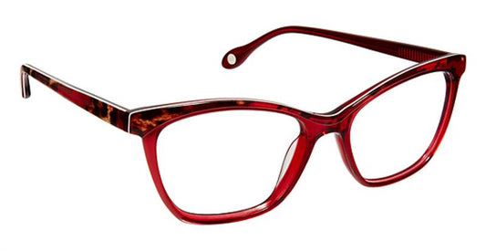 FYSH \ F-3603 \ RED LEOPARD \ 816 \ 55-17 \ 140 \ OPTICAL