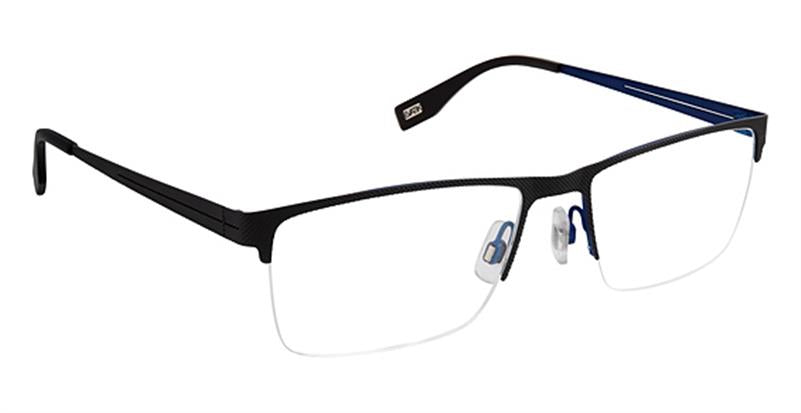 EVATIK \ E-9179 \ BLACK BLUE \ 986 \ 57-18 \ 145 \ OPTICAL