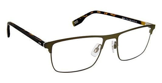 EVATIK \ E-9148 \ OLIVE GRN TORT \ 992 \ 54-17 \ 145 \ OPTICAL