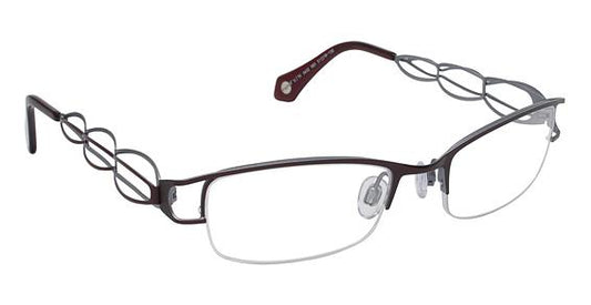 FYSH \ F-3432 \ WINE PALLADIUM \ 565 \ 51-19 135 \ OPTICAL