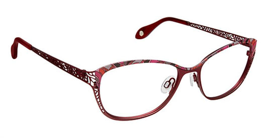 FYSH \ F-3606 \ BURGUNDY MOSAIC \ 830 \ 53-16 \ 135 \ OPTICAL