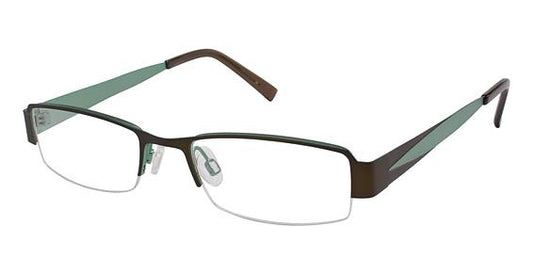 KLIIK \ K-432 \ BROWN / TEAL \ 233 \ 48-18 \ 135 \ OPTICAL