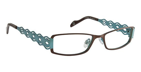 FYSH \ F-3383 \ BROWN ICE GREEN \ 330 \ 52-17 \ 135 \ OPTICAL